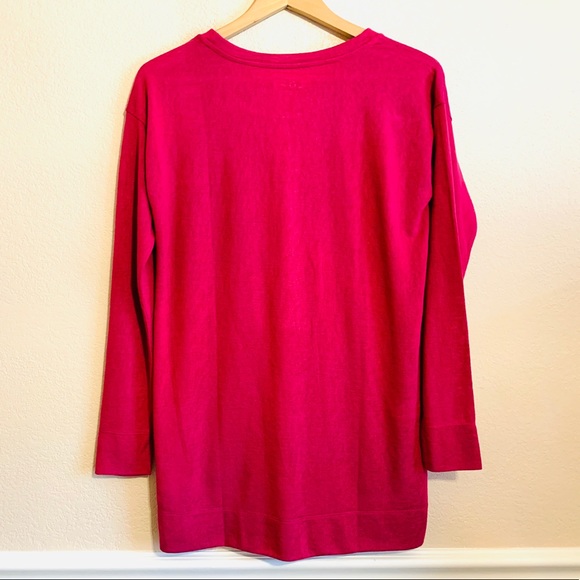 Ann Taylor LOFT Soft Cozy LS Fleece Tunic T-Shirt - Picture 6 of 8